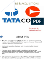 TATA STEEL's Acquisition of CORUS