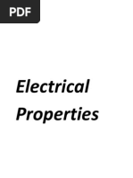 Electrical and Magnetic Properties of Materials