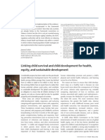 Linking child survival and child development for health, equity and sustainable development