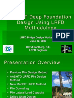 Deep Foundations using LRFD Method