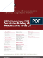 Sustainable Building Material Manufacturing in The US Industry Report