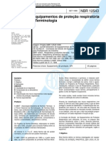 NBR 12543-1999 Equipamentos+de+proteção+respiratória