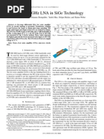 Download A 245 GHz LNA in SiGe Technology by Mohammad Mousavik SN140463958 doc pdf