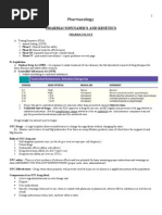 Pharmacology Final Study Guide