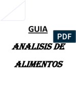 PROYECTO 3-GUIA Analisis de Alimentos