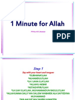 1 Minute for Allah From Zahoorgoldsmith