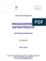 Programa Management Estratégico UB 2008