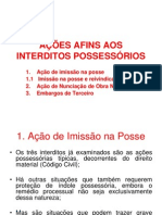 Acoes Afins Aos Interditos Possessorios Baixado Net