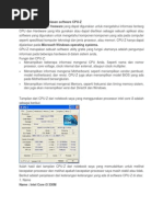 Download Pengertian Dan Penjelasan Software CPUz by syahroel778583 SN140501057 doc pdf