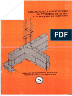 27689075 Manual de Viviendas de Un Piso Con Bloques de Concreto