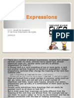 Phrasal Expressions: E.O.I. Alcalá de Guadaíra 1º de Nivel Intermedio de Inglés 2009/10