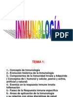 Tema 1 Generalidades Sistema Inmune