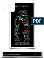 Jeff Clyne Bass Festival 2013 Brochure