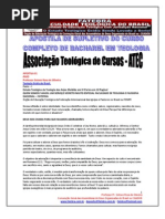 APOSTILA 49 - Curso Completo de Bacharel Em Teologia