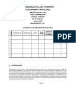 PLAN OPERATIVO ANUAL DEL ÁREA  (POA)