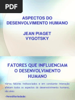Slide Aula Piaget e Vygotsky