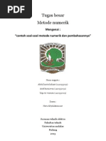 Download TUGASBESARMetodeNumerikbyAriefKurniawanSN140533525 doc pdf