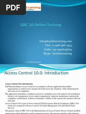 GRC 10 Training