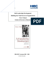 Full Leadership Development: Building The Vital Forces in Organizations