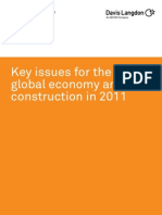 Key Issues For The Global Economy and Construction in 2011: Program, Cost, Consultancy