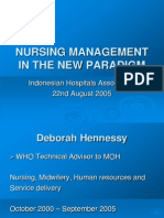 WHO Consulting - Nursing Management in The New Paradigm