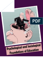 Psychological and Sociological Foundations of Education