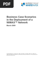 Business Case Scenarios in the Deployment of a WiMAX™ Network