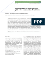 Spatiotemporal Expression Pattern of Gonad-Stimulating Substance-Like Peptide of The Sea Cucumber, Apostichopus Japonicus