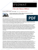 Pentagon Report Reveals Chinese Military Developments - The Diplomat