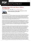 Pentagon Report Reveals Chinese Military Developments | the Diplomat