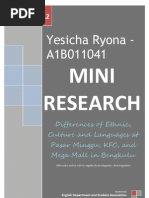 Mini Research Sociolinguistics