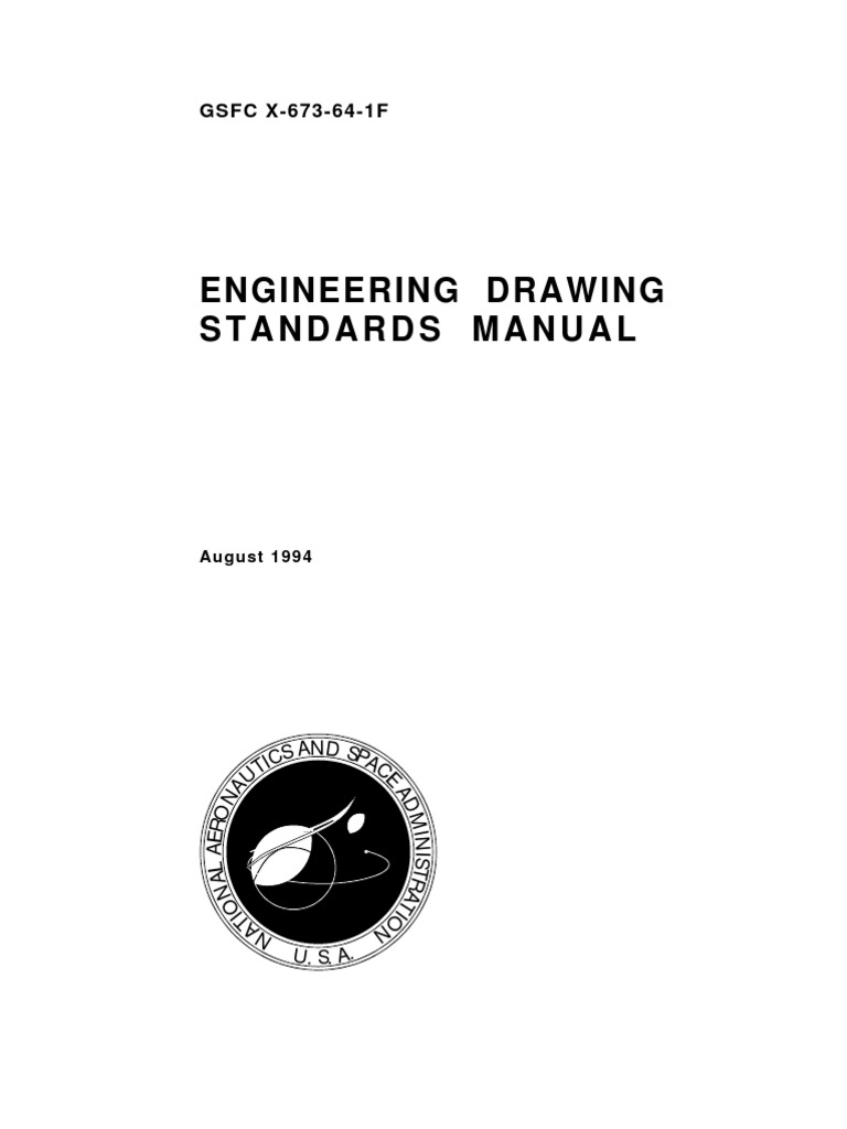 Engineering Drawing Manual PDF Goddard Space Flight Center Science And Technology