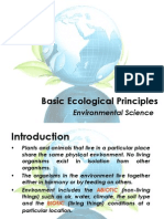 Basic Ecological Principles: Organisms, Populations, Communities and Ecosystems