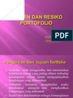 Return Dan Resiko Fortofolio