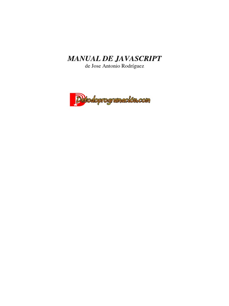 Manual de JavaScript | PDF