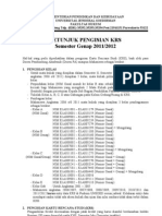 Petunjuk Pengisian Krs