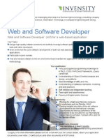 Web and Software Developer (M/F) For A Web-Based Application