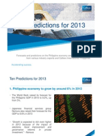 Colliers-Ten Predictions For 2013 (Philippines)