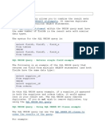 SQL SELECT Statements