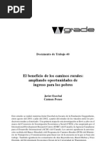 El Beneficio de Los Caminos Rurales