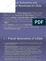 Fiscal Autonomy