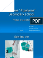 Kaunas "Atzalynas" Secondary School: Product Presentation