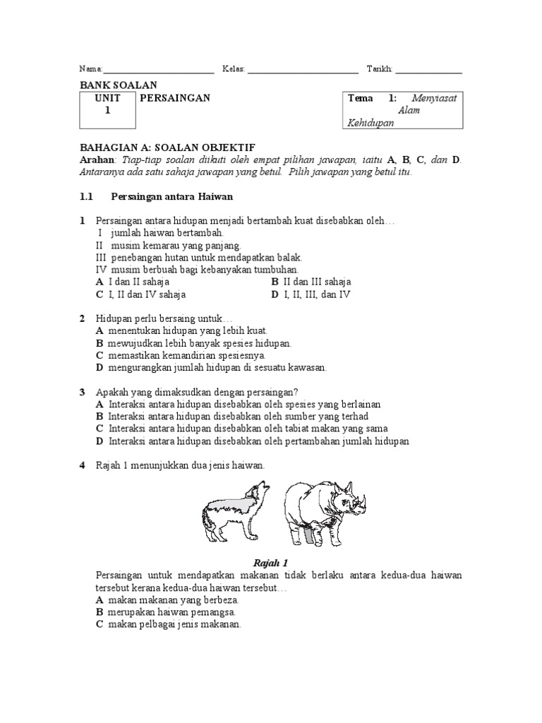 Bab 9 Bumi Worksheet