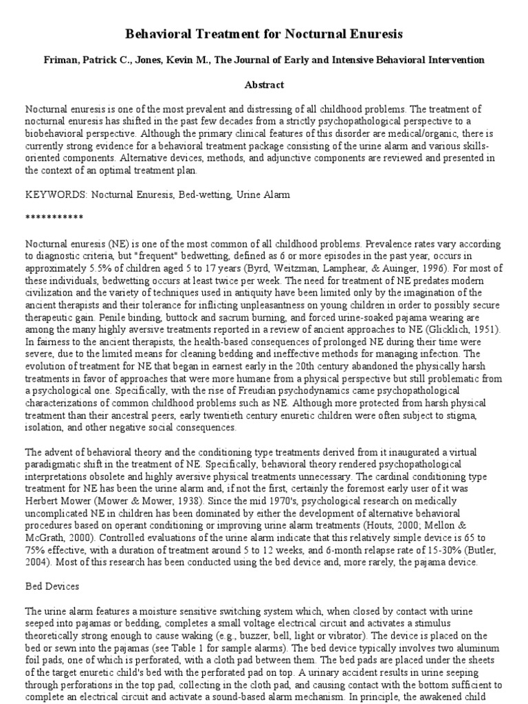 Enuresis essay 07 image