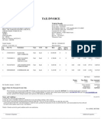 Tax Invoice: Customer Details Vehicle Details