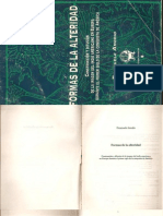 Las Formas de La Alteridad. Construcción y Difusión de La Imagen Del Indio Americano en Europa Durante El Primer Siglo de La Conquista de América. Enmanuel Amodio