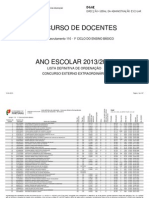 Concurso de docentes 1o ciclo 2013