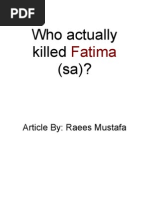 Who Killed Fatima.