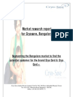 Cryosave Market segmentation