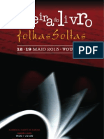 11ª Feira do Livro - Folhas Soltas - Vouzela - Flyer - cartaz